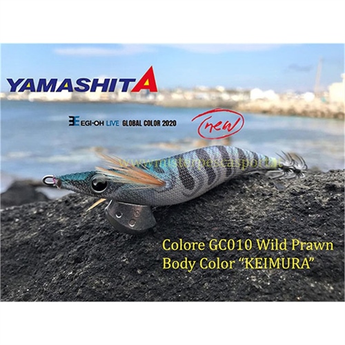 Yamashita Global Color EGI OH LIVE  3.0 15g col. GC010 Wild Prawn Body Color KEIMURA r