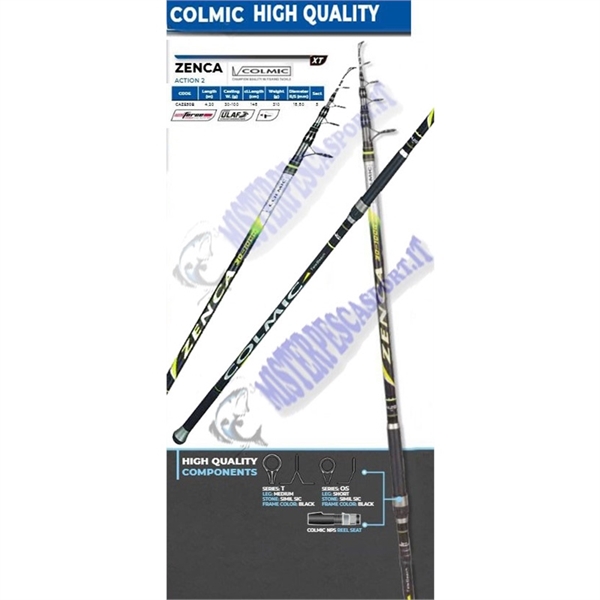 Immagine canne colmic Zenca surf casting