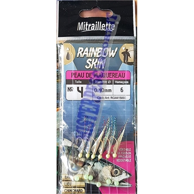 Sabiki Terminali filose giapponese Mitraillete raibon skin raglout