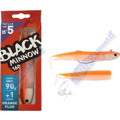 fiiish-black-minnow 160 n.5 90 gr color orange fluo