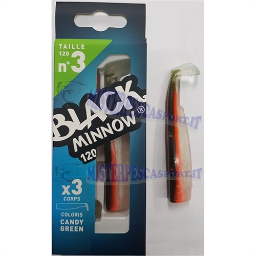 corpo Black minnow 120 n.3 color candy green..2