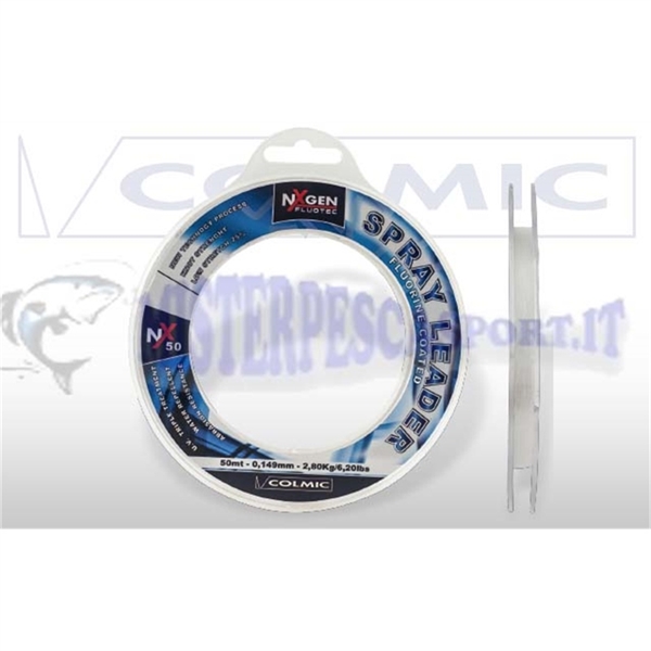 Monofilo Colmic Spray leader  fluorine coating-