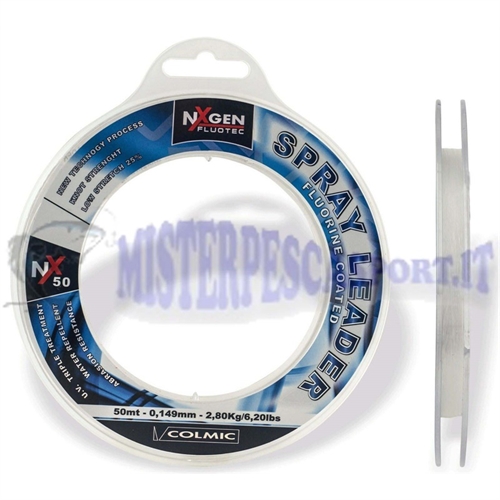 Monofilo Colmic Spray leader  fluorine coating