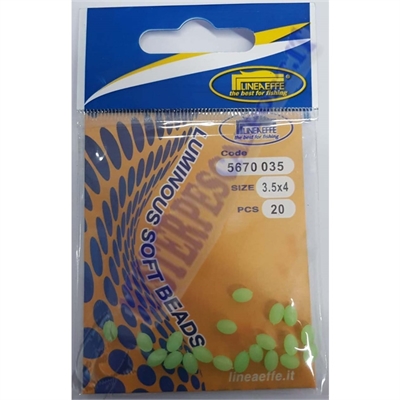 perline ovali  florescienti