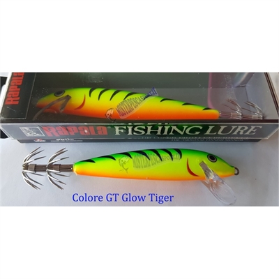 Artificiale Rapala Squid col. GT Glow Tiger