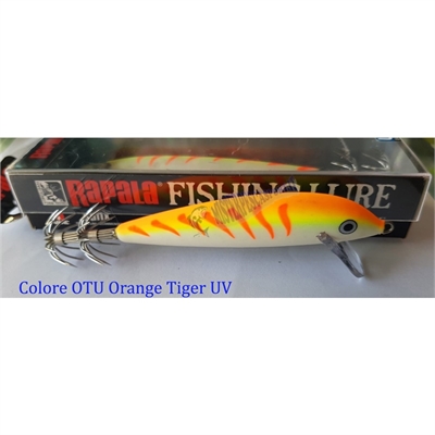 Artificiale Rapala Squid col. OTU Orange Tiger UV-