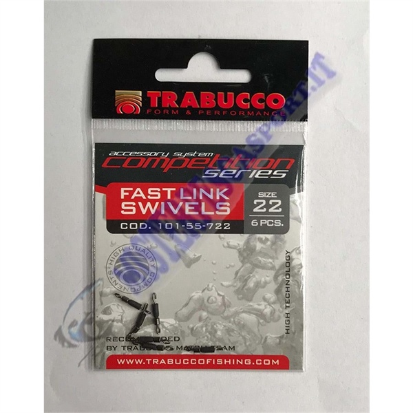 competition series Fast Link swivels attacco rapido trabucco