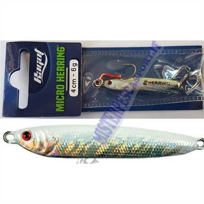 micro Herring ragot  jig color LG Luminous Glow