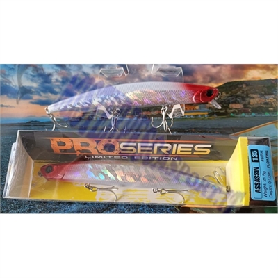 Artificiale trabucco Assassin 135 floating pro series limited edition, pesca a spinning  #HRH testa rossa 2