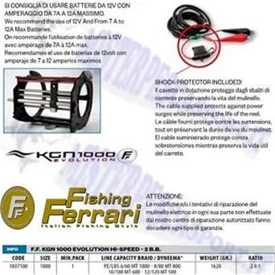 mulinello elettrico Fishing_ferrari_KGN_1000_Evolution Keygen -