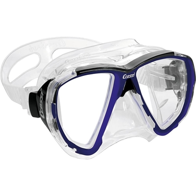 cressi-maschera-sub-big-eyes silicone trasparente snorkel