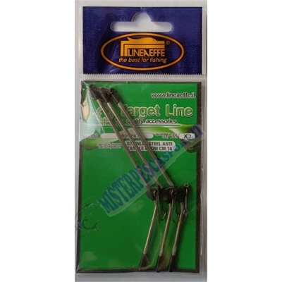 Anti tangle in acciaio pesca a asturatore fedeer, surf casting da riva conf. da  3 pezzi bis 10 cm