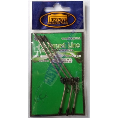 Anti tangle in acciaio pesca a asturatore fedeer, surf casting da riva bustina da 3 pezzi