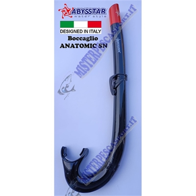 Tubo aeratore Anatomic SR Abysstar maschera snorkeling mare nuoto sub pesca mare p