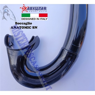 Tubo aeratore Anatomic SR Abysstar maschera snorkeling mare nuoto sub pesca 
