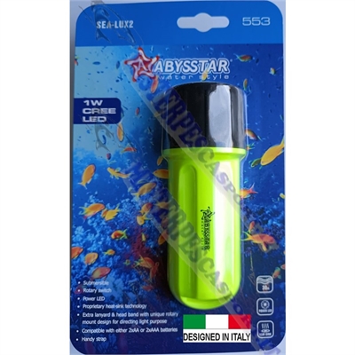 Toro torcia subcquea sea lux 2  Abisstar pesca sub notturna