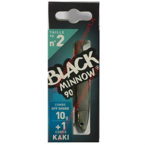 Black-Minnow-90 n.2  Combo OFF SHORE 10gr  col.Kaki-, conf 3 Pz. jpg