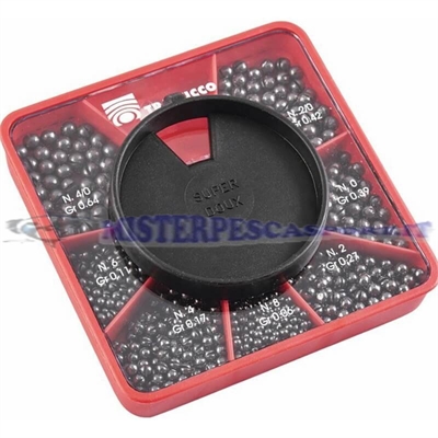 092-10-700-scatola quadrata pallini spaccati morbidi pesca con galleggiante