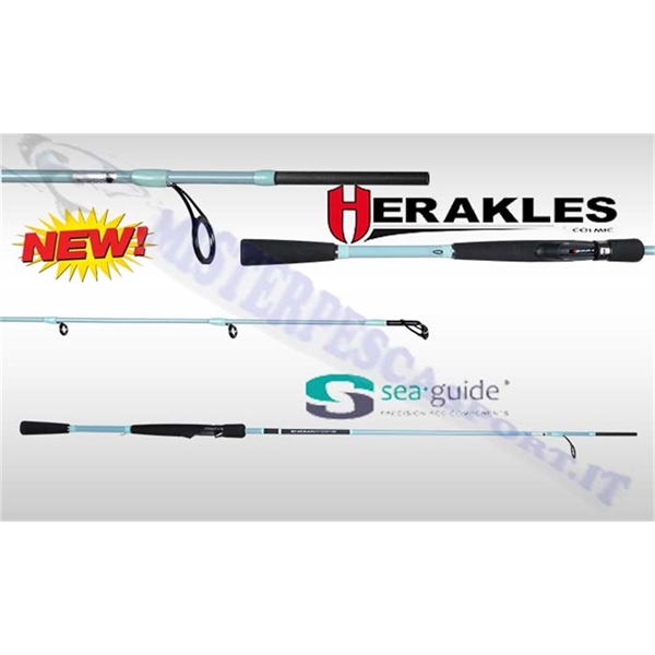 Canna herakles enigma HES2-800MH  mt 2,40 per la pesca a spinning, pesca al calamaro e seppia, eging, pesca foci, mare, fiumi e 