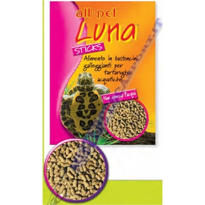 ALL PET LUNA STICHS ALIMENTO IN BASTONCINI GALLEGGIANTI PER TARTARUGHE ACQUATICHE CONF. DA 250 GR