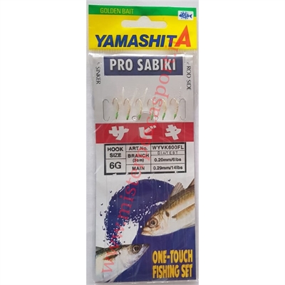 Yamashita Pro sabiki WYVK600FLR Punto verde