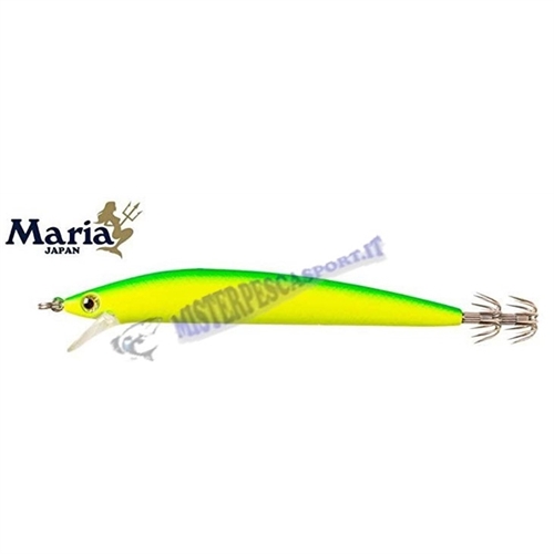 yamshita maria Princess Calamari 100mm color PC8 glow body floating pesca a traina