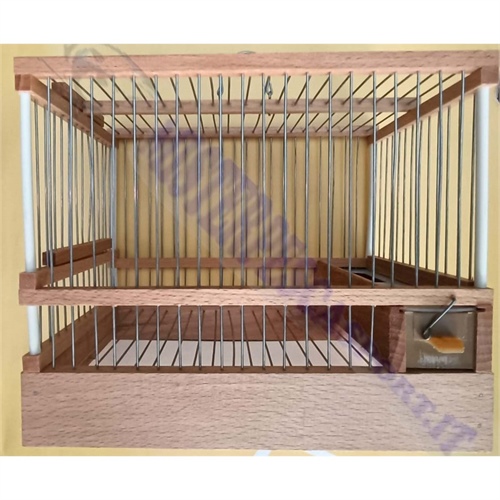 gabbia artigianale  in legno superciciarella base alta Trasporto uccelli canarini