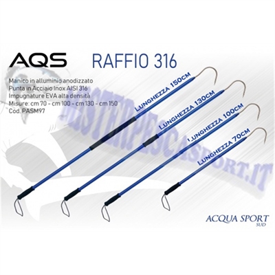 Raffio aqs 316L Punta in Acciaio AISI 316
