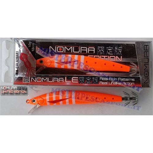 artificiale calamari Nomura Ika limited edition col. 991 fluo orange whit stripes