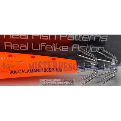 artificiale calamari Nomura Ika limited edition colour  991 fluo orange whit stripes