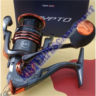 Mulinello MajorTech Kripto 3000 FD 5+1 cuscinetti pesca a spinnig, bolognese mare fiumi