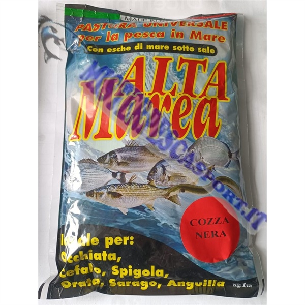 Pastura Alta marea Cozza nera ideale per occhiata. spigola, orata, cefalo, sarago
