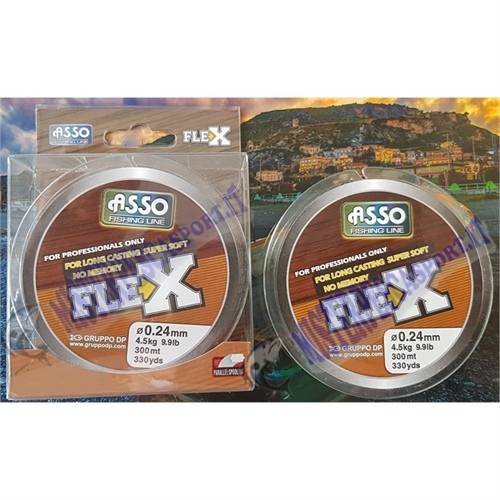 Bobina monofilo Asso Flex bobina da 300m
