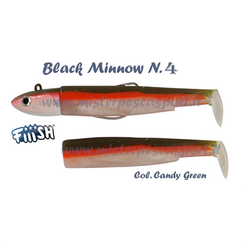black minnow 140 n.4 60g  combo candy greeen