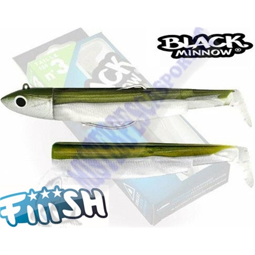Black minnow 120 n.3  25g Combo deep color kaki