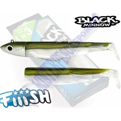 Black minnow 120 n.3  25g Combo deep color kaki