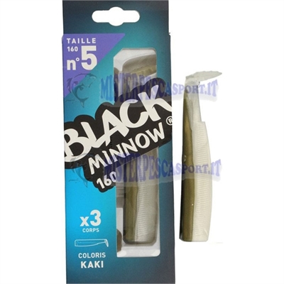 Corpo ricambio black minnow 160 n.5 color kaki x 3 pezzi
