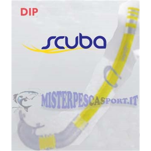 tubo boccaglio respratore da snorke col.CLEAR YELLOW-