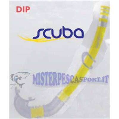 tubo boccaglio respratore da snorke col.CLEAR YELLOW-