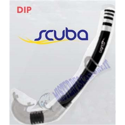 tubo boccaglio respratore da snorke col.CLEAR BLACK-
