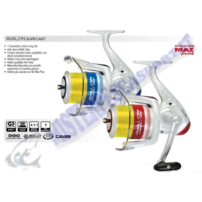 Mulinello Trabucco Avalon surfcast 6500  Blue pesca a surf casting, bolentino mare