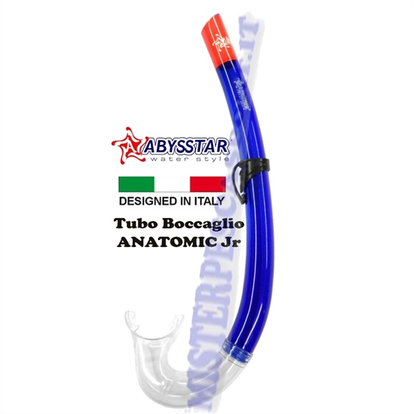 Tubo anatomic-jr abysstar snorkeling colore giallo nuoto pesca subacquea-1