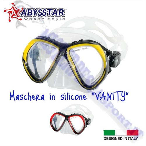 Maschera subacquea  Vanitty Abysstar pesca sub, escursioni, snorkeling
