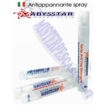 spray antiappannante per maswchera sub e occhialini