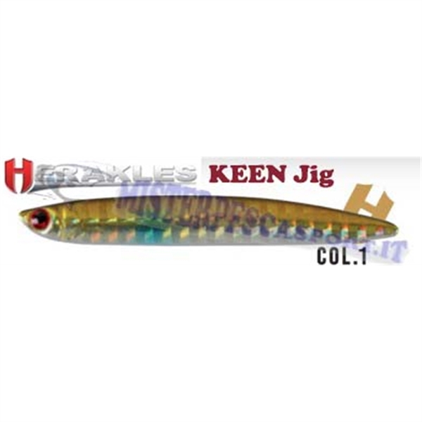 Artificiali Herakles KEEN jig col. 1 pesca a spinning, pesca a vertical jigging,