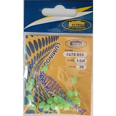 perline morbide fluorescenti salvanodo pesca a surfcasting 