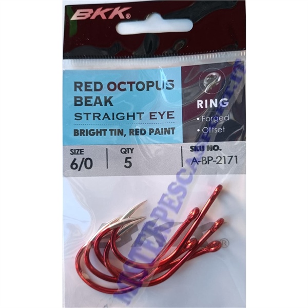 ami BKK red octopus beak straight eye  serie a-bp-2169 n.6-0