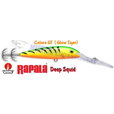rapala deep-squid colore GT glow