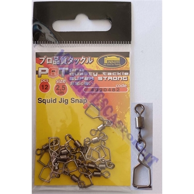 Attacchi squid jig snap per tataki oppai pesca a calamari e seppie