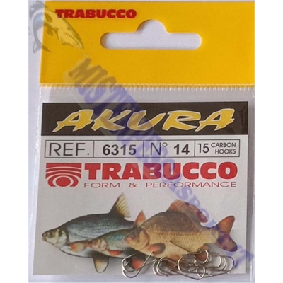 ami trabucco akura serie 6315 n.14 pesca a fondo surcasting amo da innesco tremolina bibi coreano americano bigattino camole gra